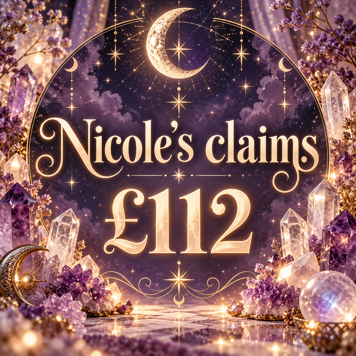 Nicole’s claims £112