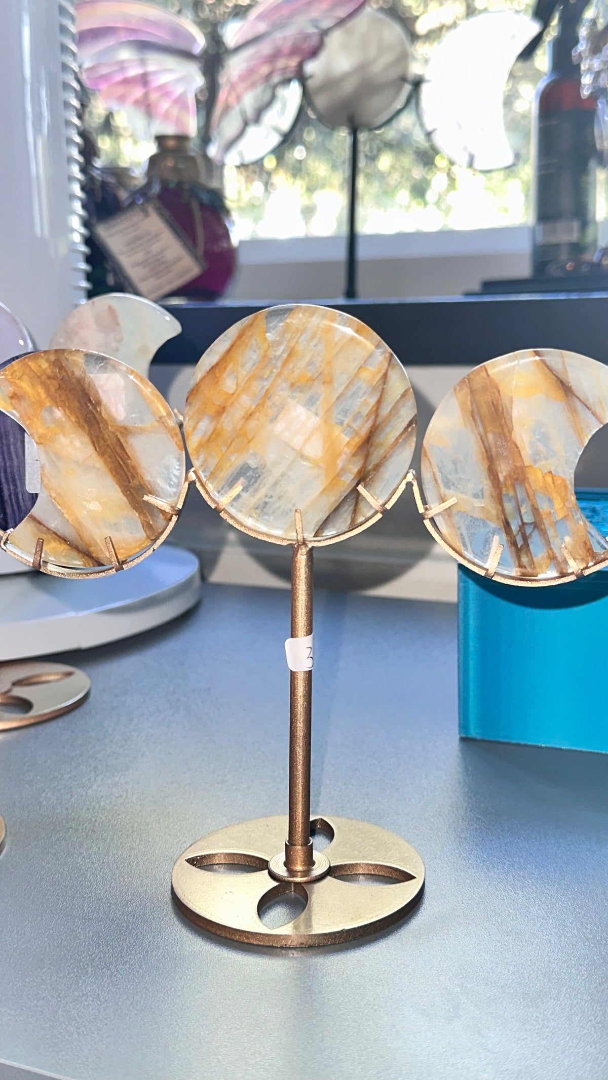 Triple Moon Crystal Display