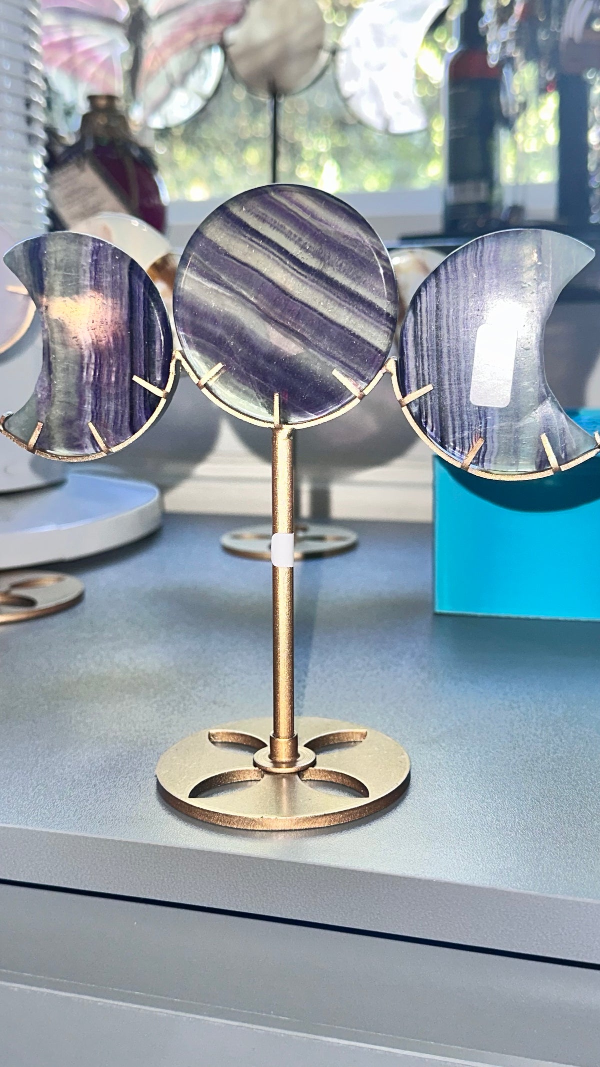 Triple Moon Crystal Display