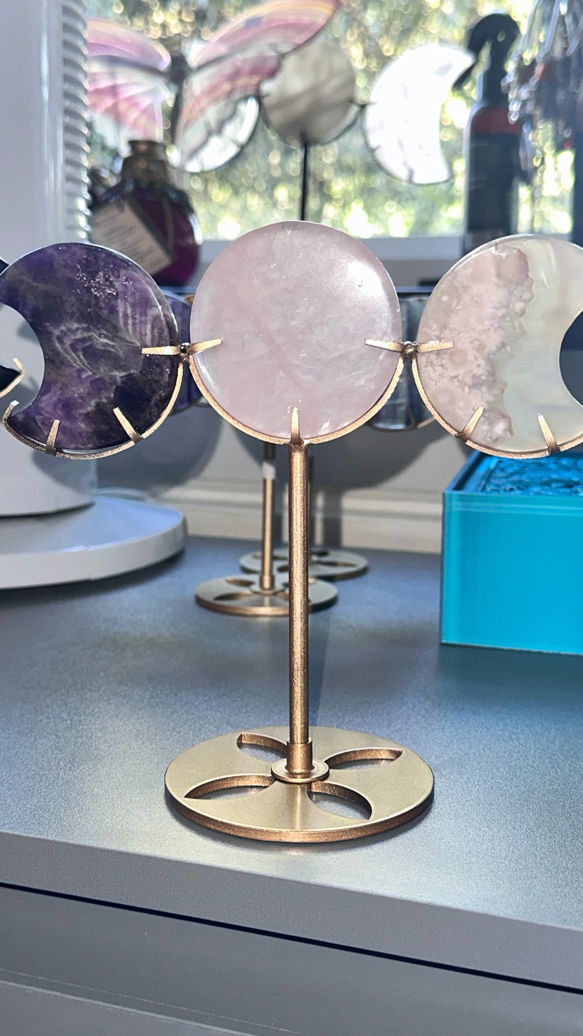 Triple Moon Crystal Display