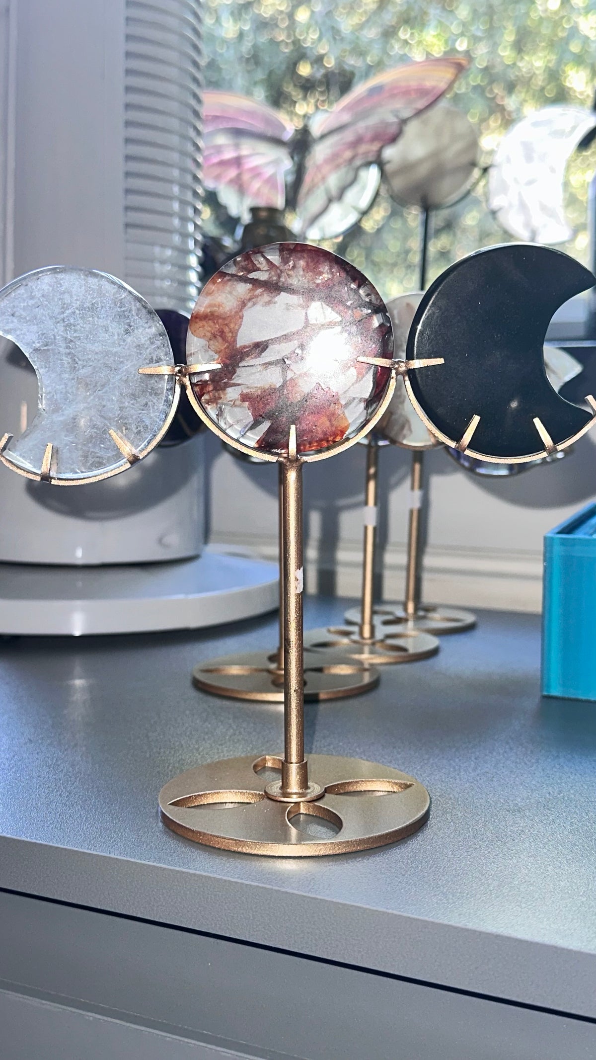 Triple Moon Crystal Display