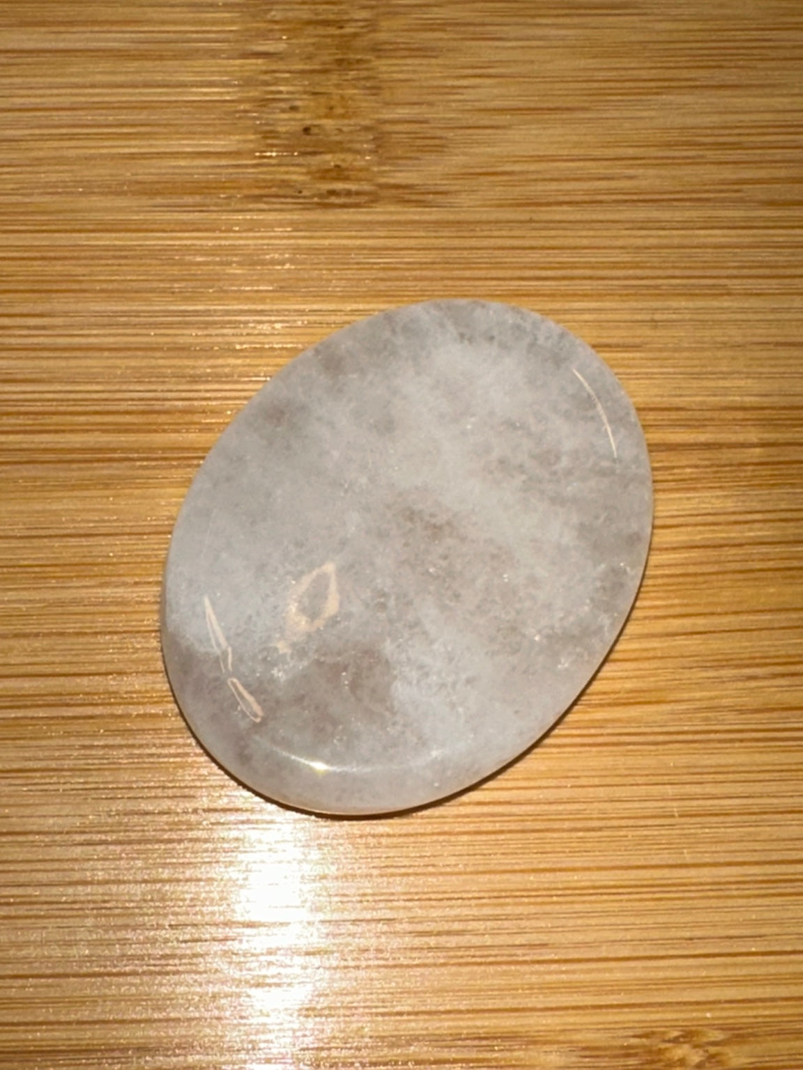 Clear Quartz Regular Worry Stone 1
