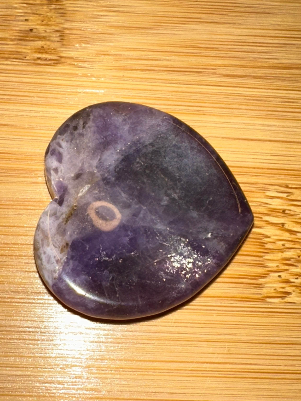 Dream Amethyst Heart Worry Stone 2