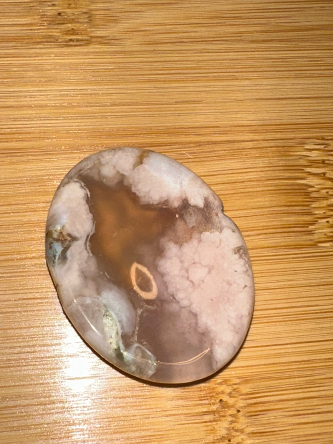 Flower Agate Regular Worry Stone 3